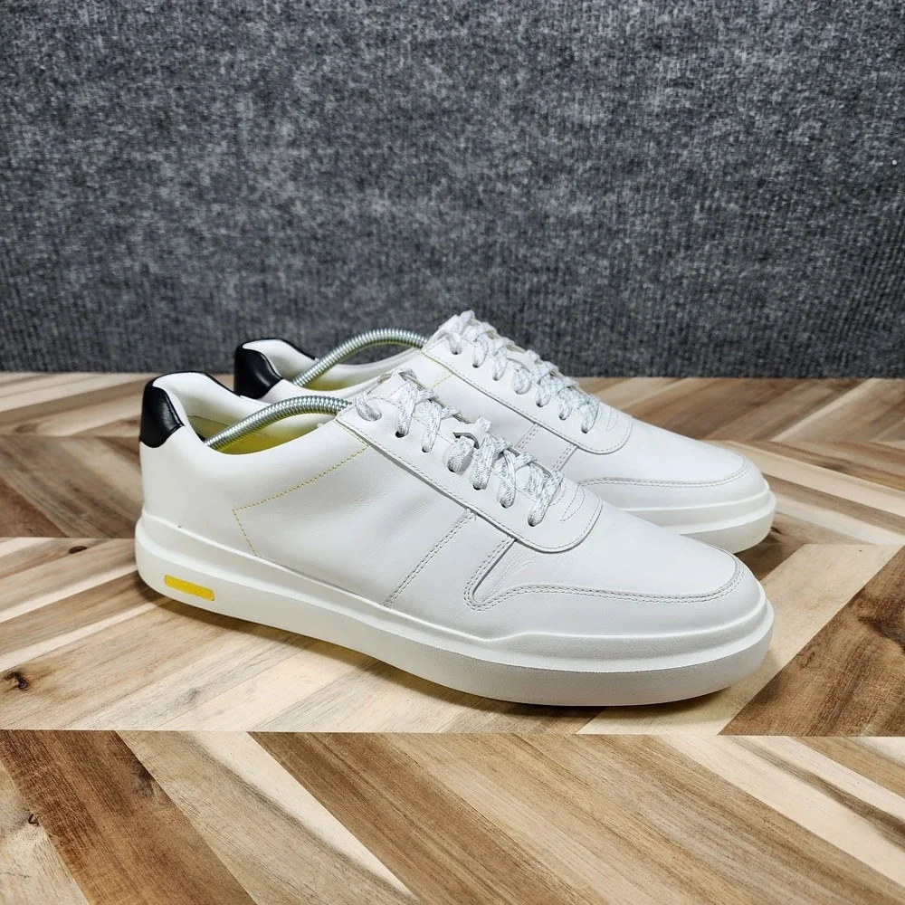Cole Haan Golf Grand 360 Men's 11.5 White Leather Sneaker Athletic Shoes  C34305